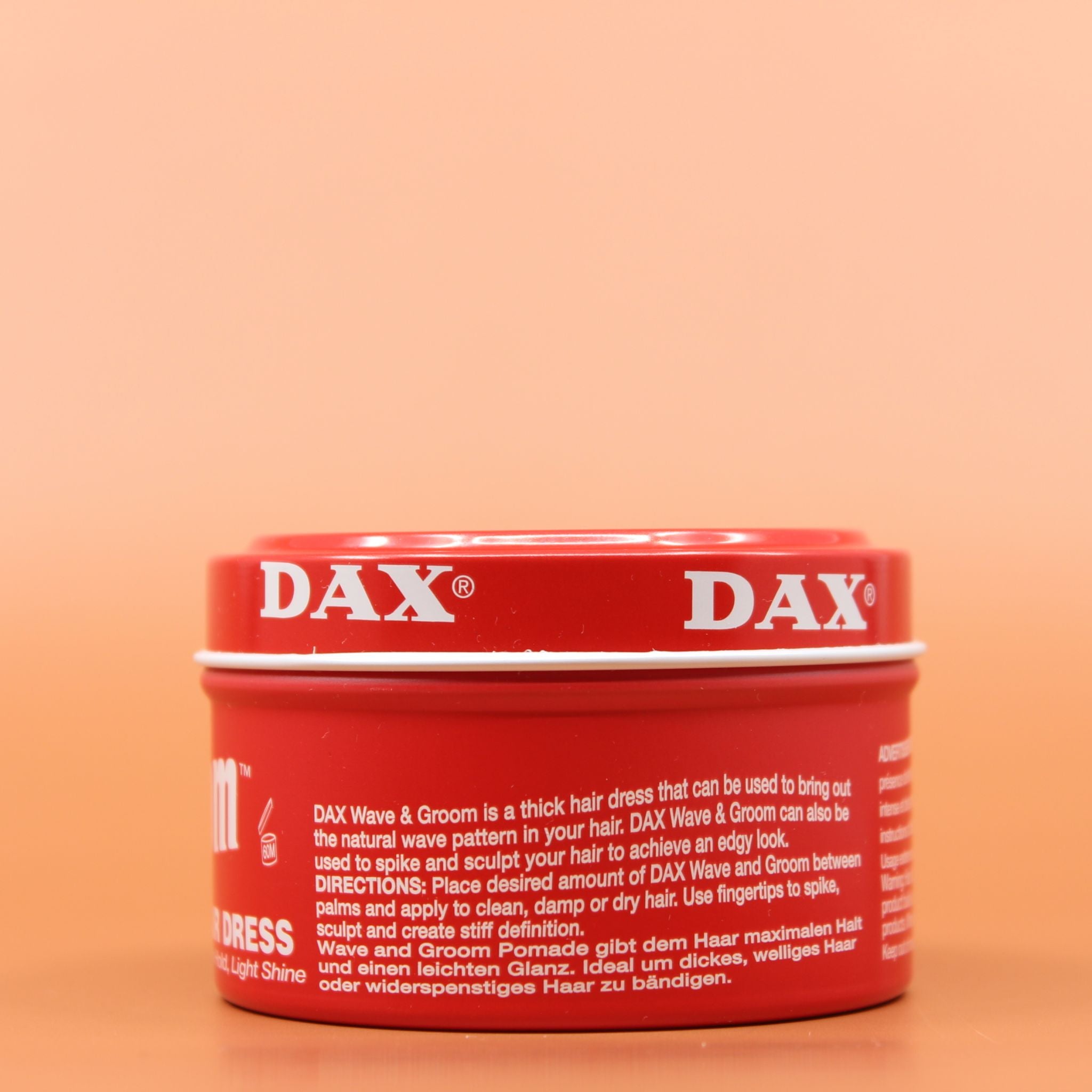 DAX Wave and Groom Cream 99g Rückseite