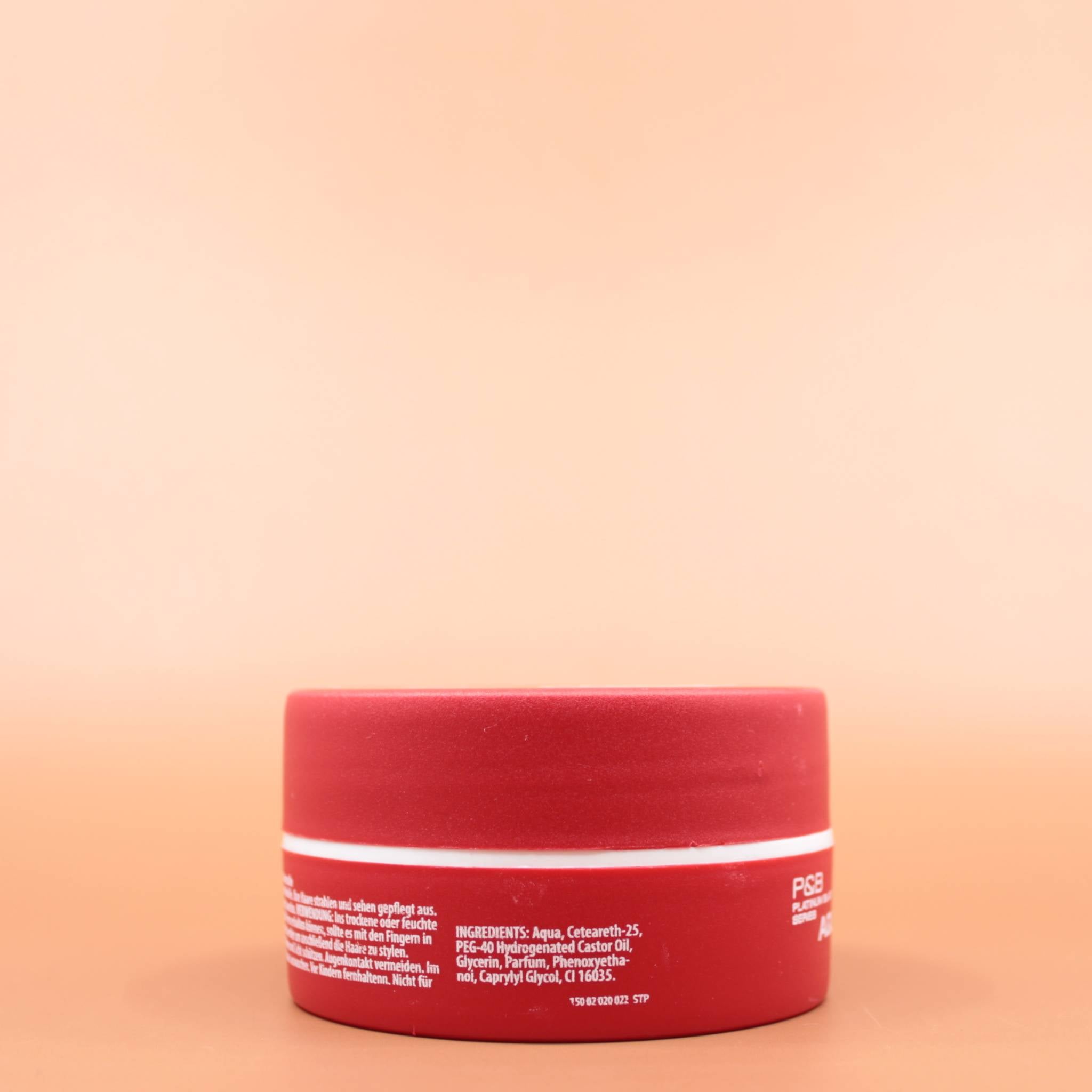 RED ONE Aqua Hair Wax Red 150ml in der Seitenansicht.