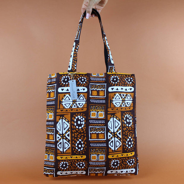 SonnenNaht Afro Shopper Braun Vorderansicht