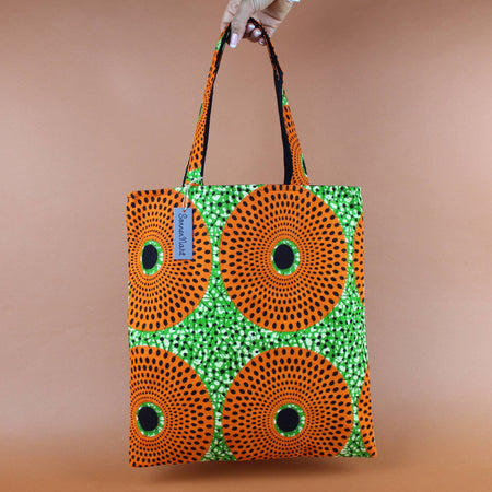 SonnenNaht Afro Shopper Orange Vorderansicht