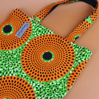 SonnenNaht Afro Shopper Orange Ansicht von oben