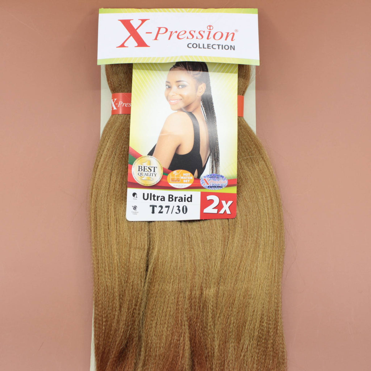 Kusthaar X-Pression Braiding Hair Pre-Stretched, Farbe Blond/Braun #T27/30