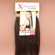 Kusthaar X-Pression Braiding Hair Pre-Stretched, Farbe Braun #8