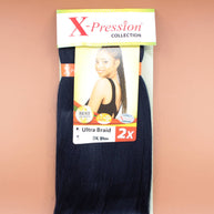 Kusthaar X-Pression Braiding Hair Pre-Stretched, Farbe Dunkelblau