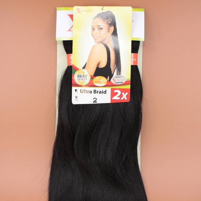 Kusthaar X-Pression Braiding Hair Pre-Stretched, Farbe Dunkelbraun #2