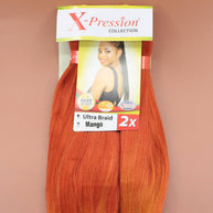 Kusthaar X-Pression Braiding Hair Pre-Stretched, Farbe Mango