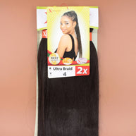 Kusthaar X-Pression Braiding Hair Pre-Stretched, Farbe Mittelbraun #2