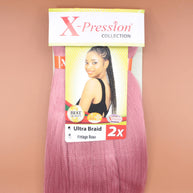 Kusthaar X-Pression Braiding Hair Pre-Stretched, Farbe Vintage Rose