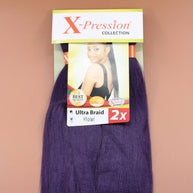 Kusthaar X-Pression Braiding Hair Pre-Stretched, Farbe Violet