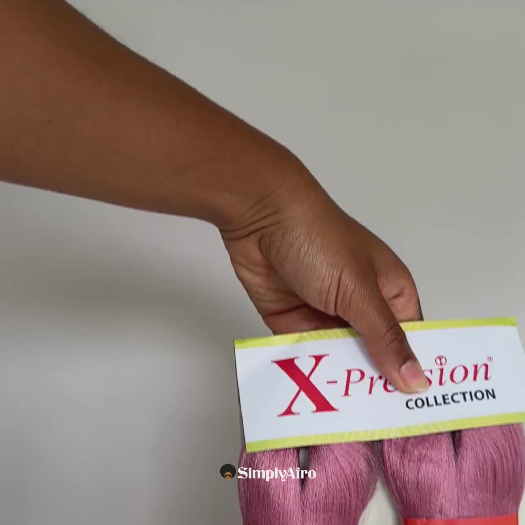 X-PRESSION Ultra Braid Hair Pre-Stretched Vintage Rose