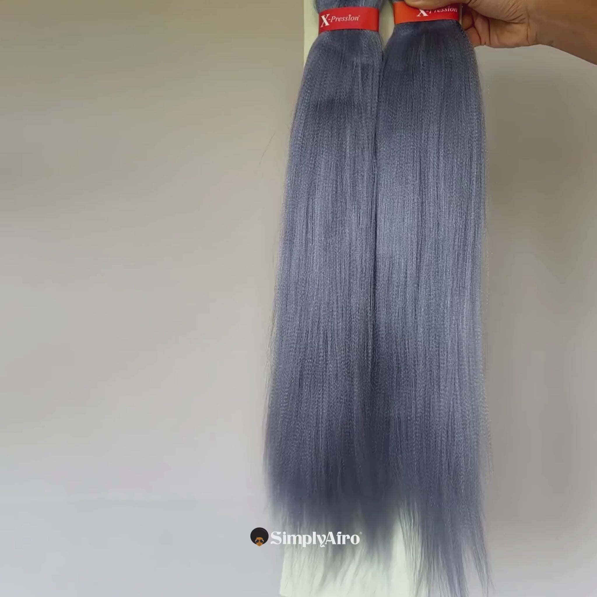 X-PRESSION Ultra Braid Hair Pre-Stretched Eisblau #Periwinkle