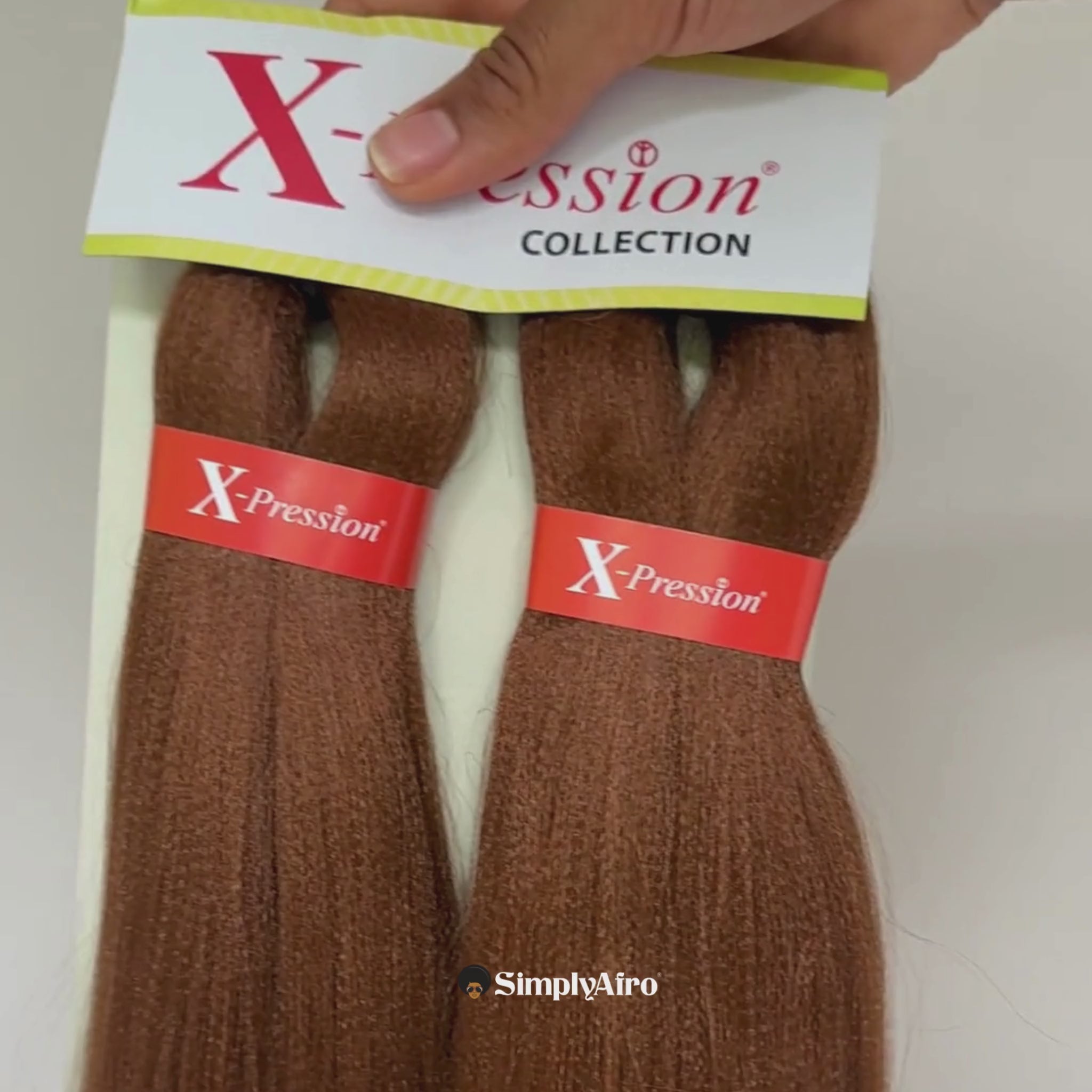 X-PRESSION Ultra Braid Hair Pre-Stretched Kupferbraun #30