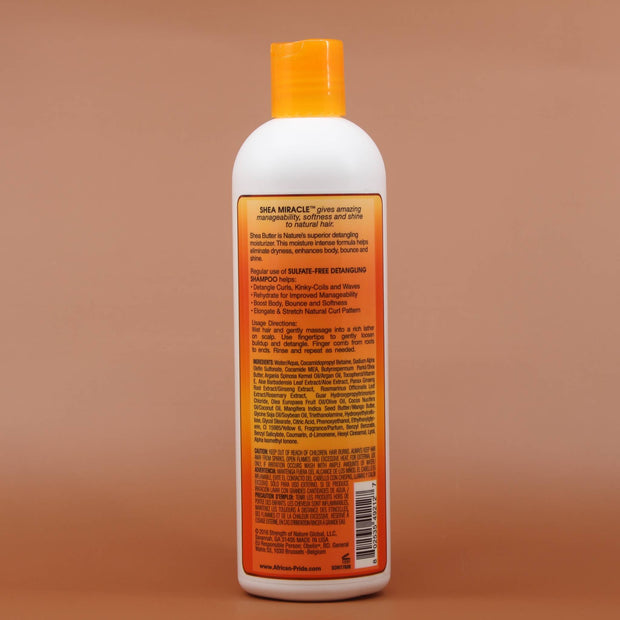 AFRICAN PRIDE Detangling Shampoo 355ml Tube Rückseite