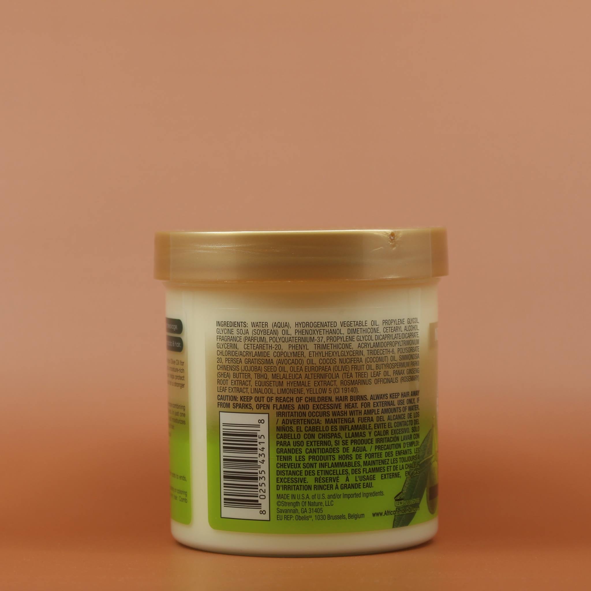 AFRICAN PRIDE Olive Miracle Leave-In 425g Behälter Vorderseite