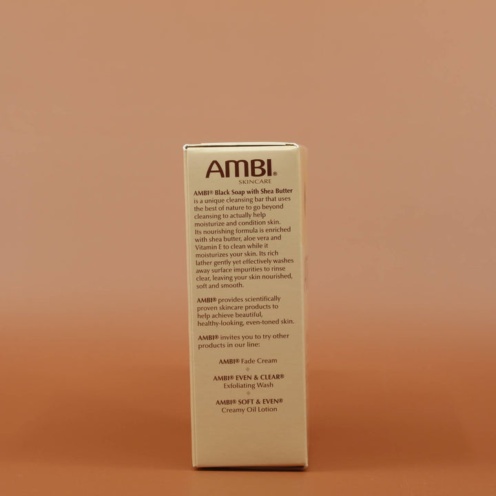 AMBI Black Soap Shea Butter 99g Packung rechte Seite