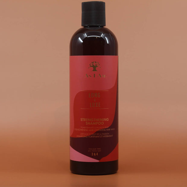 AS I AM Long and Luxe Strengthening Shampoo 355ml Tube Vorderseite
