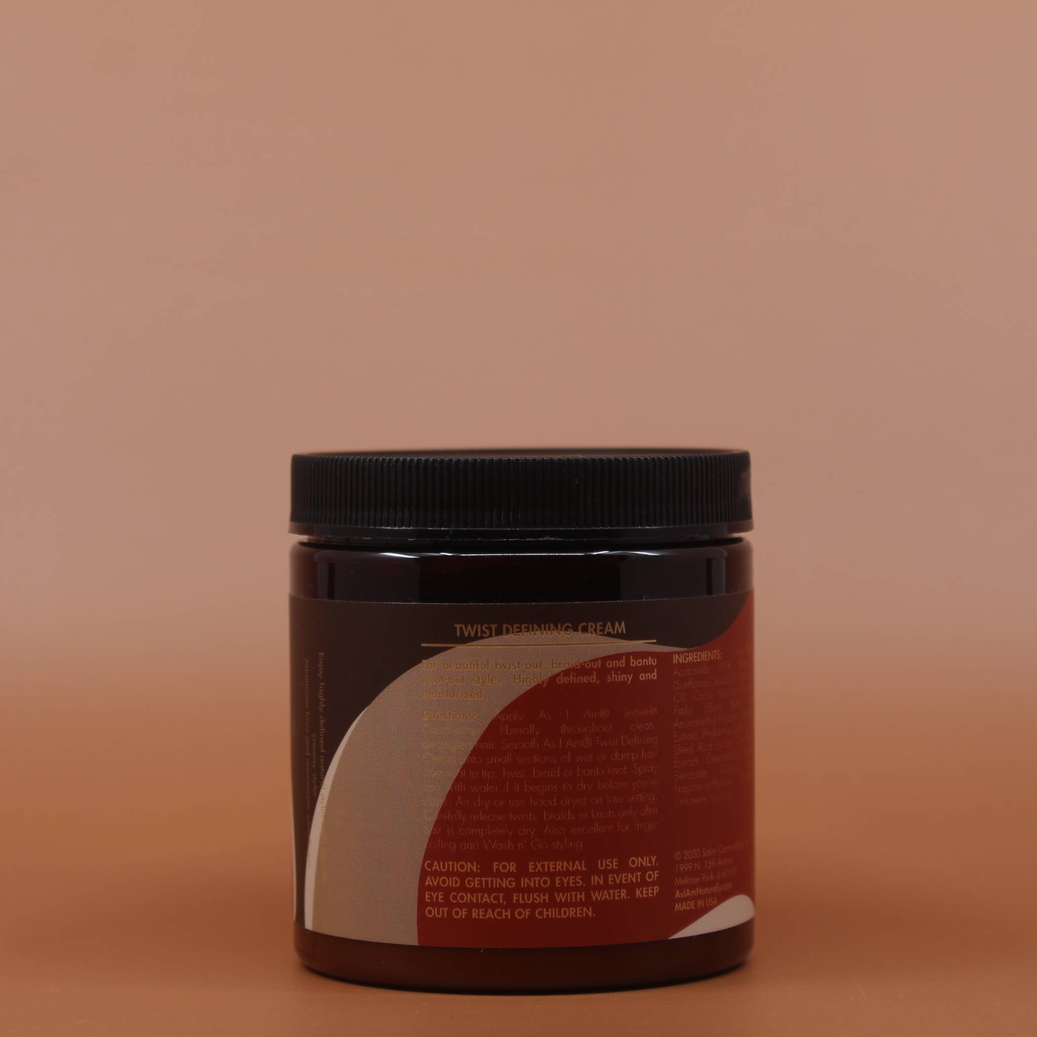 AS I AM Twist Defining Cream 227g Behälter Rückseite