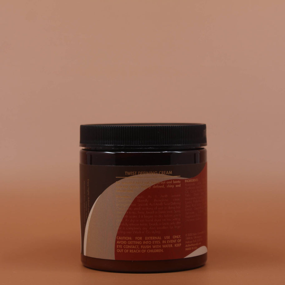 AS I AM Twist Defining Cream 227g Behälter Rückseite