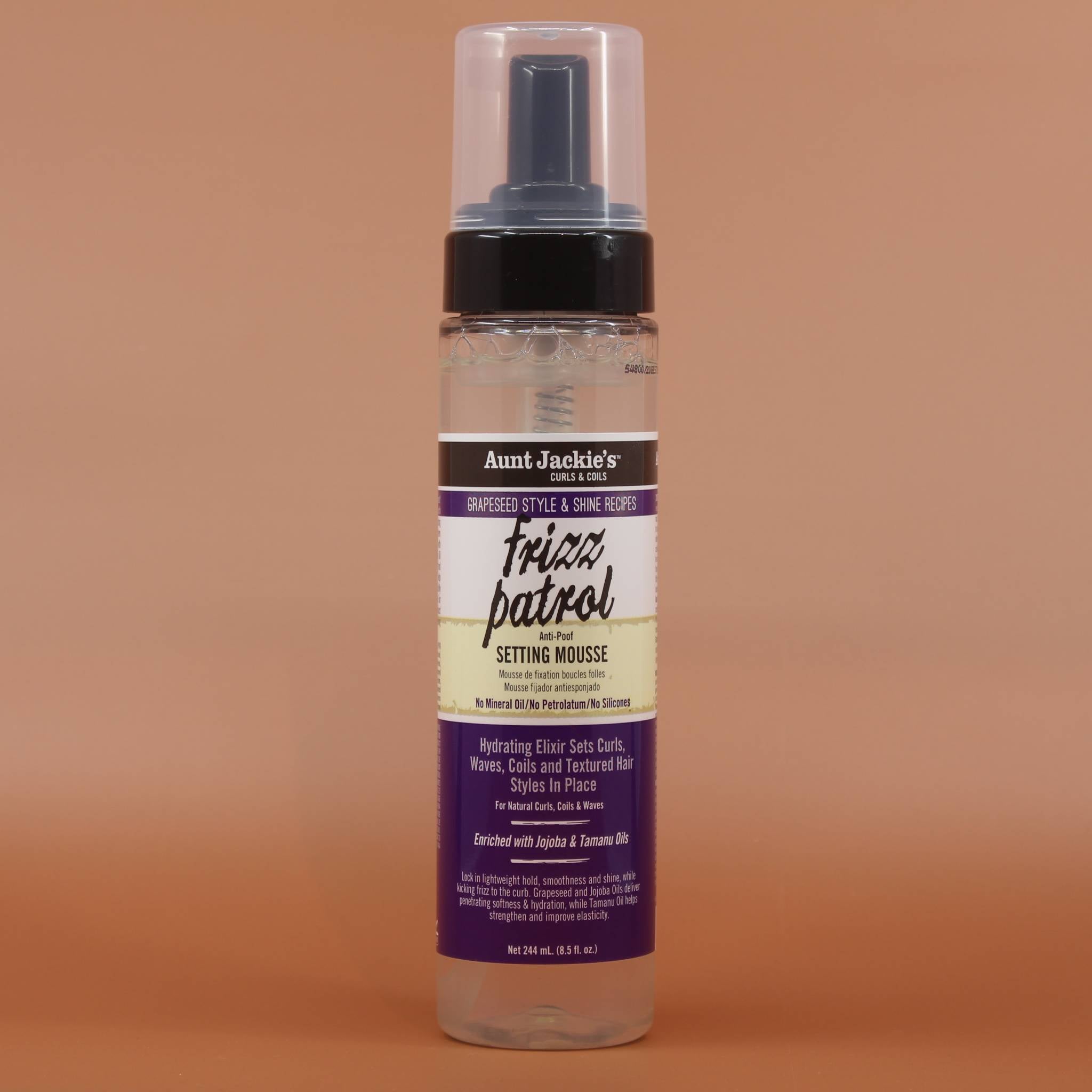 AUNT JACKIE'S Grapeseed Setting Mousse 244ml Vorderseite