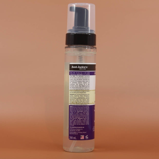 AUNT JACKIE'S Grapeseed Setting Mousse 244ml Rückseite