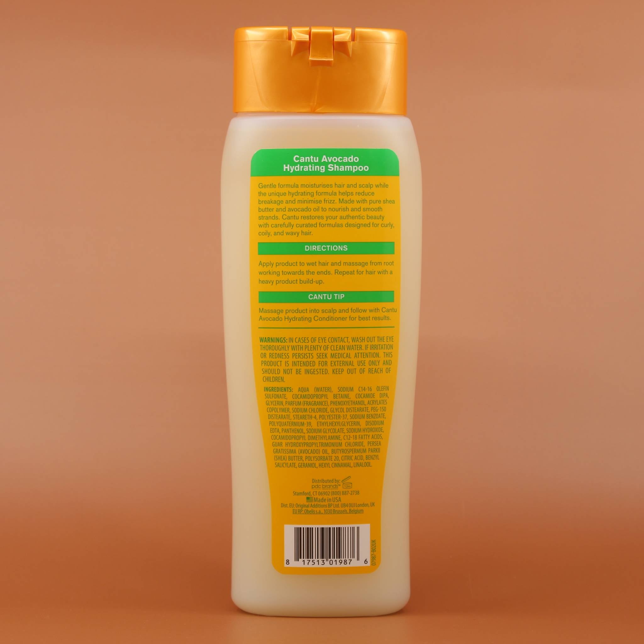 CANTU Avocado Shampoo 400ml Rückseite