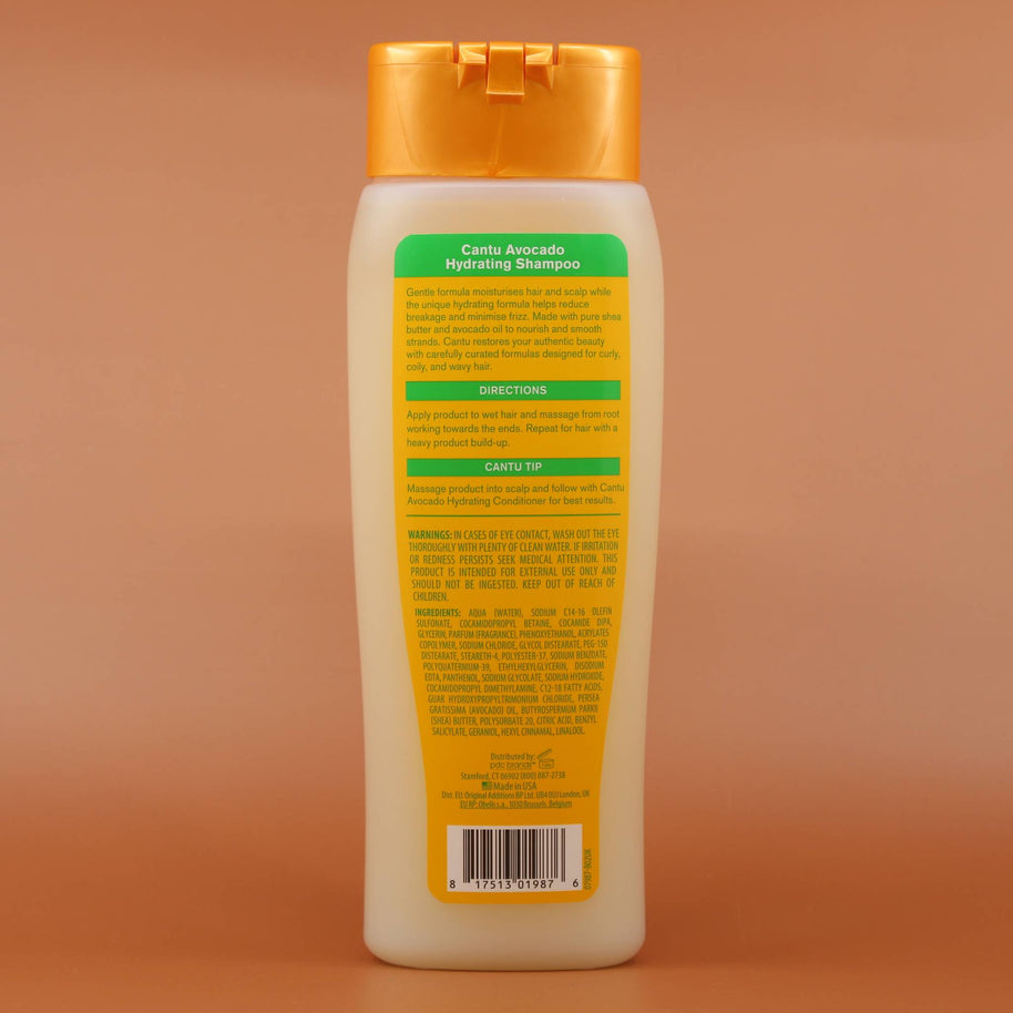 CANTU Avocado Shampoo 400ml Rückseite