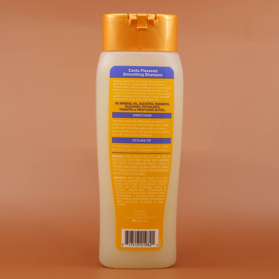 CANTU Flaxseed Shampoo 400ml Rückseite
