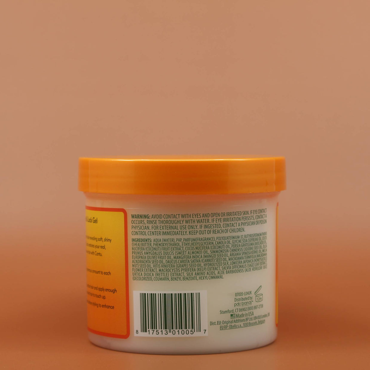 CANTU Shea Butter Twist & Lock Gel 370g Rückseite
