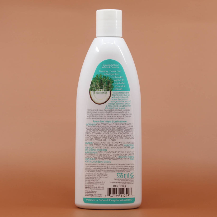 CURLS UNLEASHED Sulfate Free Shampoo 355ml Rückseite
