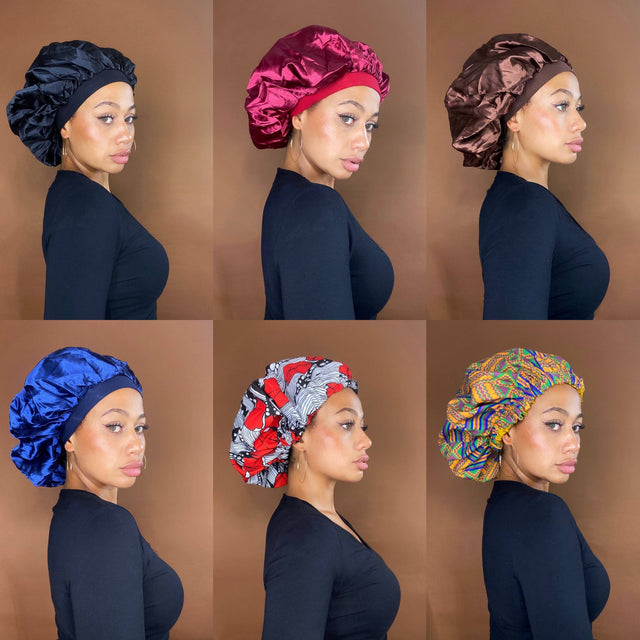 DREAMFIX Hair Bonnet XL Schwarz