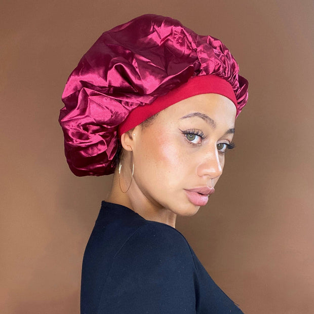 DREAMFIX Hair Bonnet XL Rot