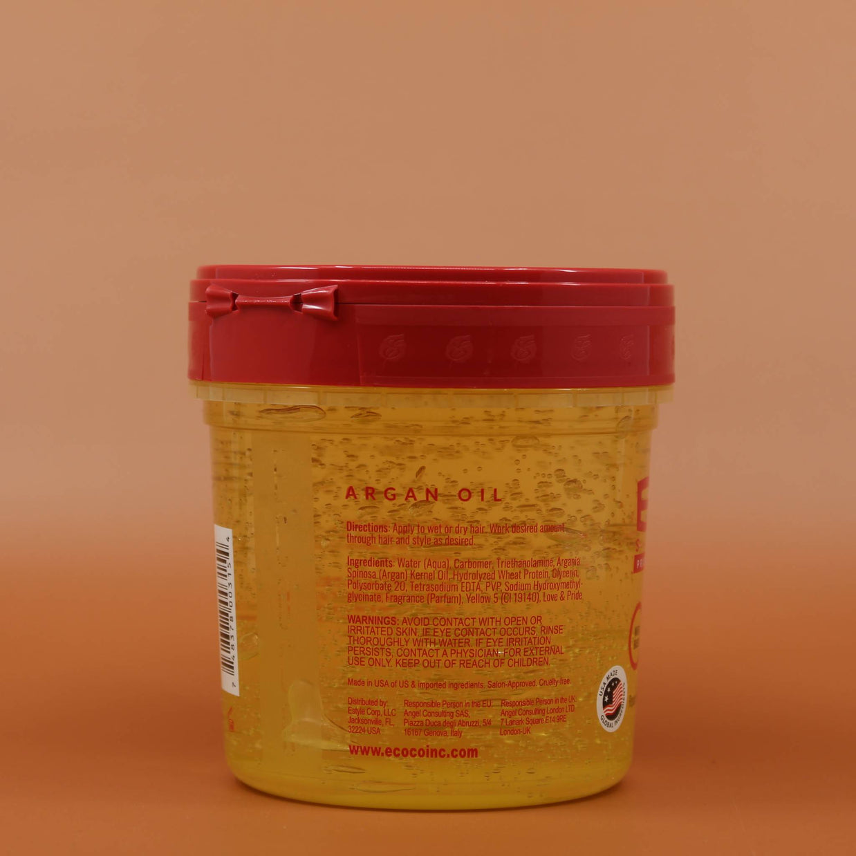 ECO STYLE Argan Oil Styling Gel 473ml Rückansicht