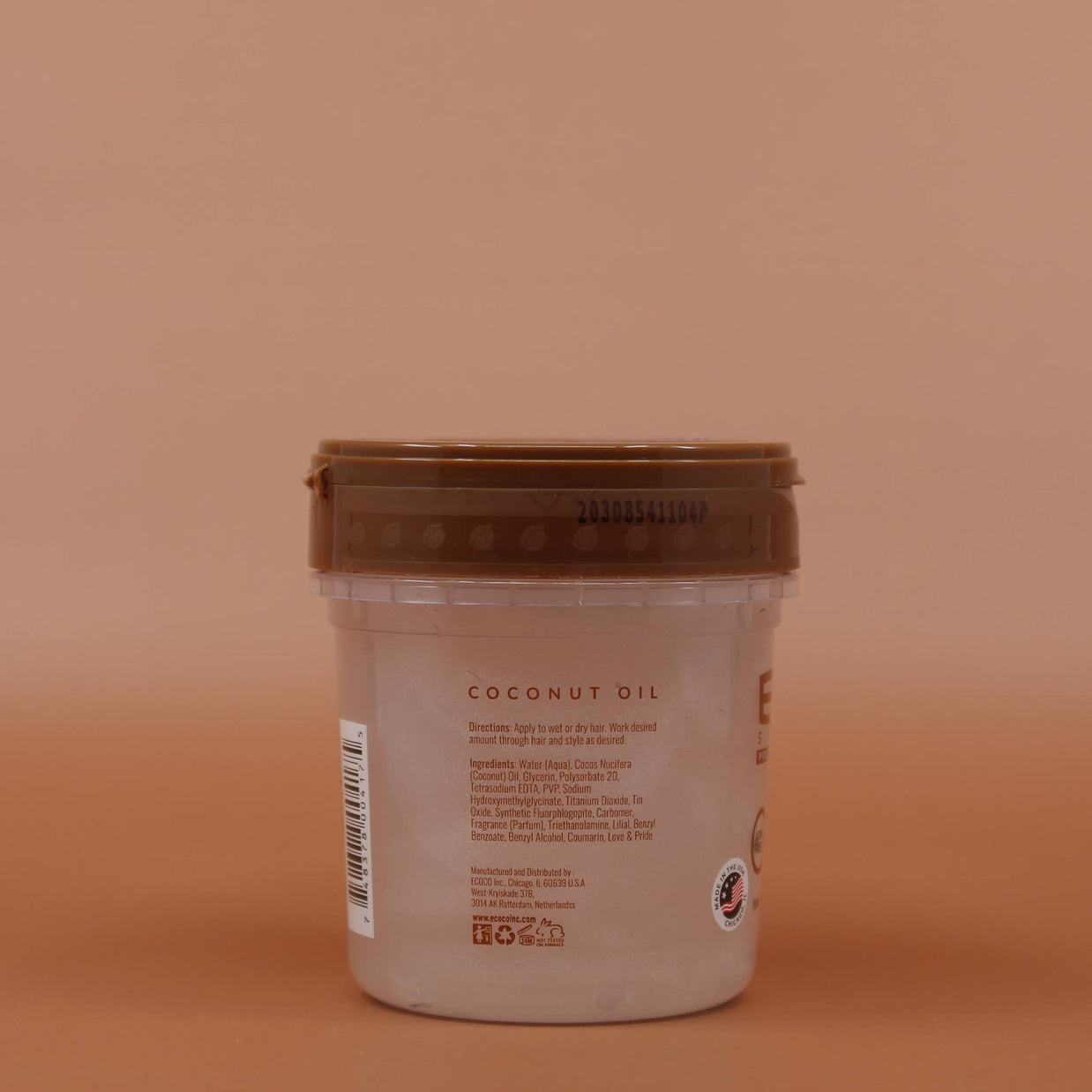 ECO STYLE Coconut Oil Styling Gel 236ml Rückansicht