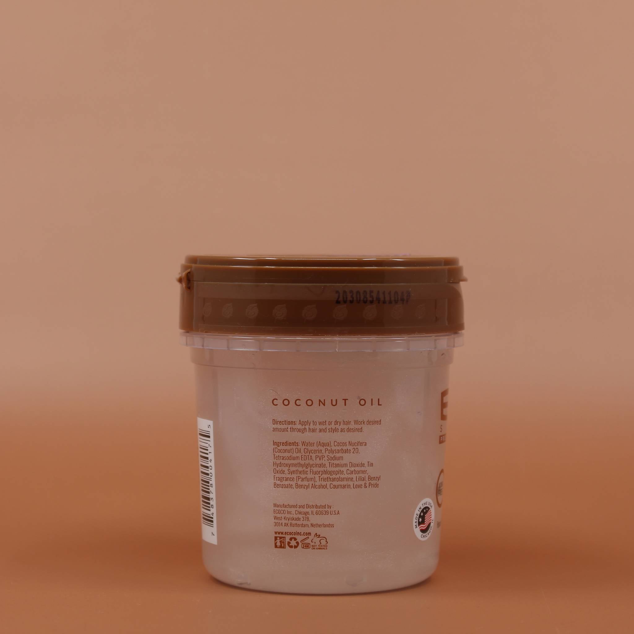 ECO STYLE Coconut Oil Styling Gel 236ml Rückansicht