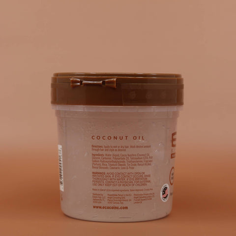 ECO STYLE Coconut Oil Styling Gel 473ml Rückansicht
