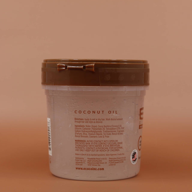 ECO STYLE Coconut Oil Styling Gel 473ml Rückansicht