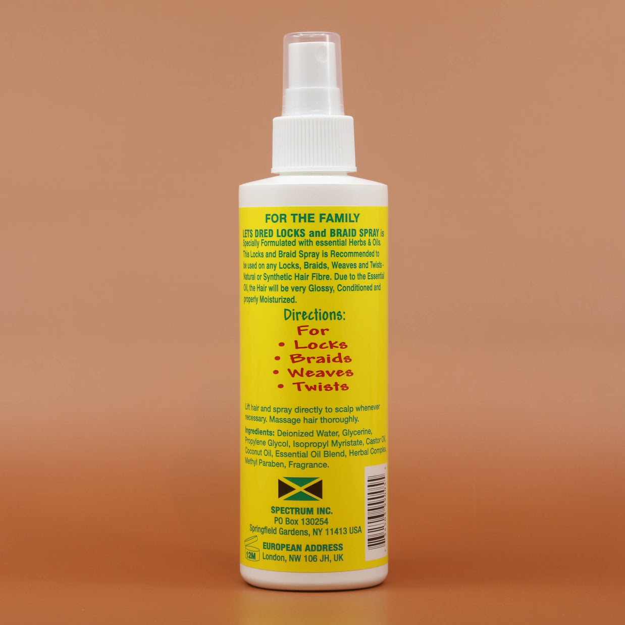 LETS DRED Locks & Braid Spray 237ml Rückansicht