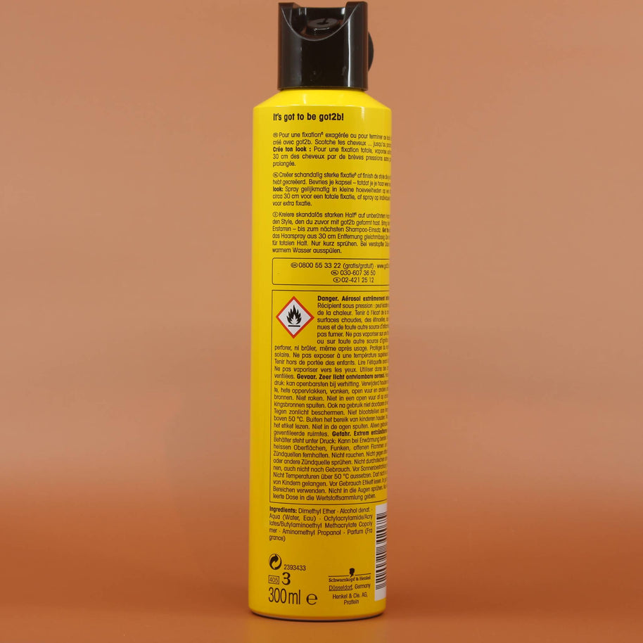 SCHWARZKOPF got2b Glued Freeze Spray 300ml Rückansicht