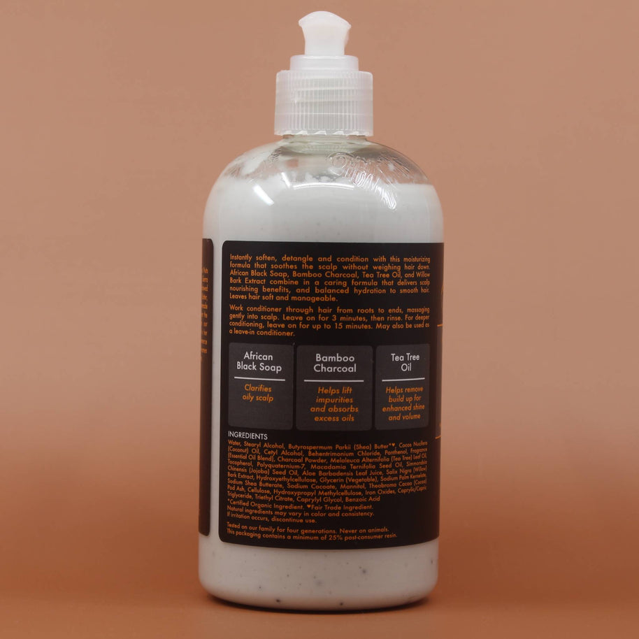 SHEA MOISTURE Black Soap Conditioner 384ml Rückseite