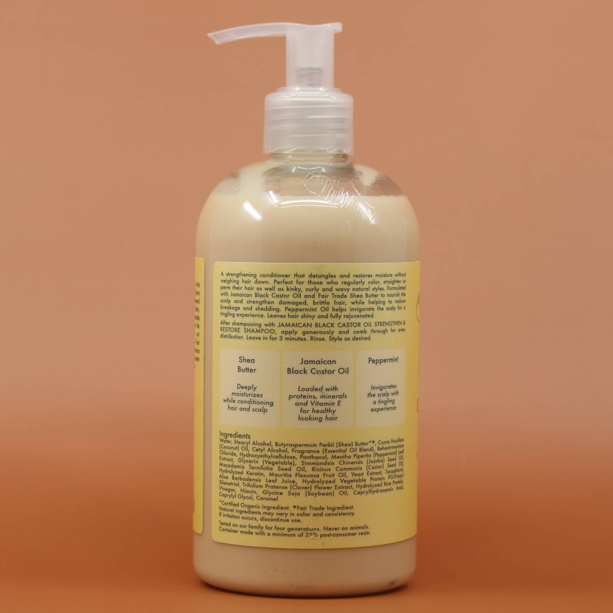 SHEA MOISTURE Jamaican Black Castor Oil Conditioner 384ml Rückansicht