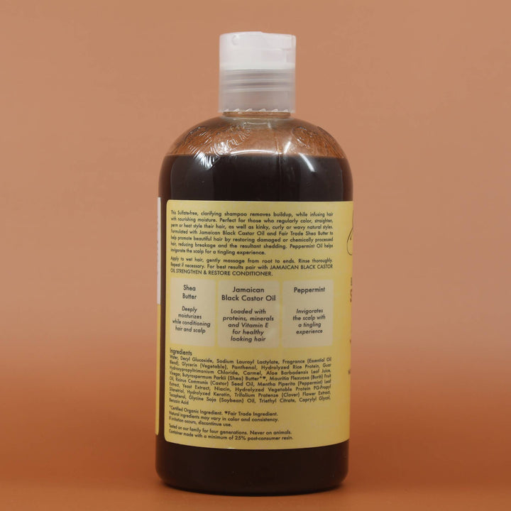 SHEA MOISTURE Jamaican Black Castor Oil Shampoo 384ml Rückansicht