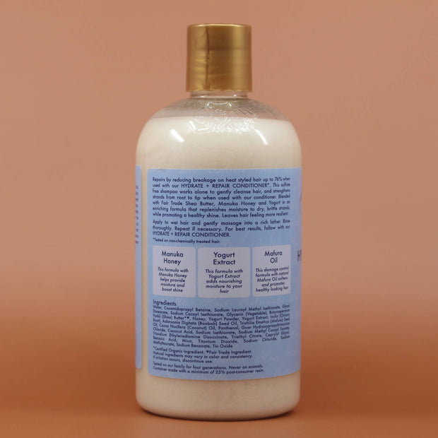 SHEA MOISTURE Manuka Honey Yogurt Shampoo 384ml Rückansicht