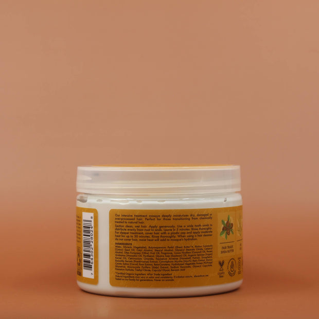 Shea Moisture Raw Shea Butter Deep Treatment 340g Rückansicht