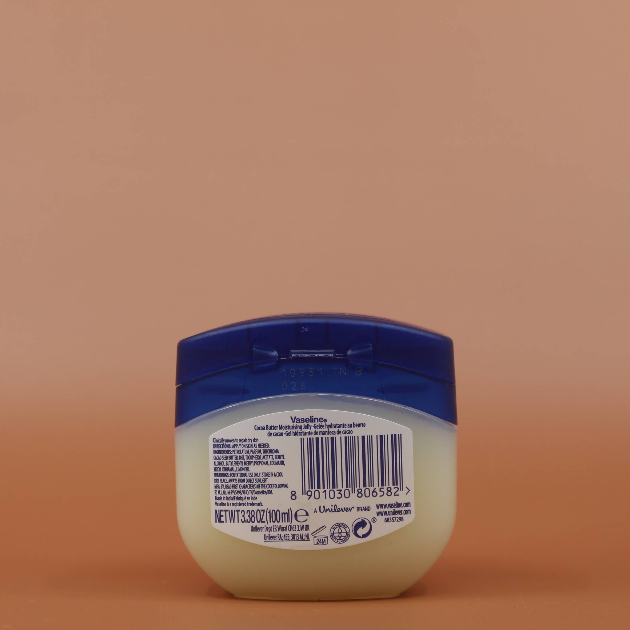 VASELINE Cocoa Butter 100ml Rückansicht