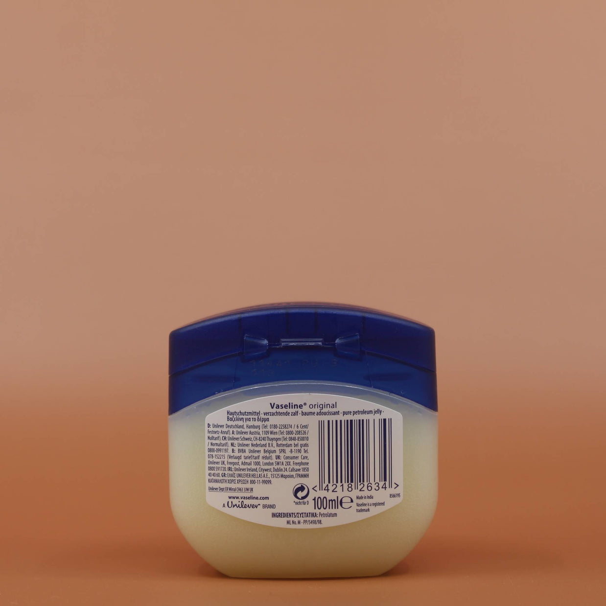 VASELINE Pure Original 100ml Rückansicht