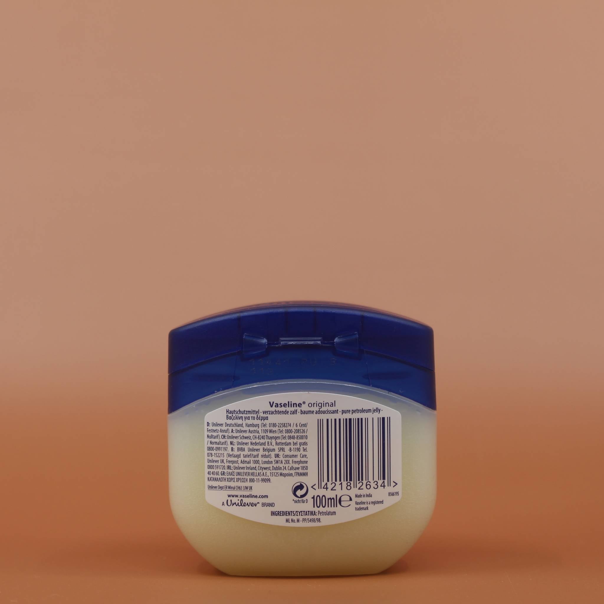 VASELINE Pure Original 100ml Rückansicht