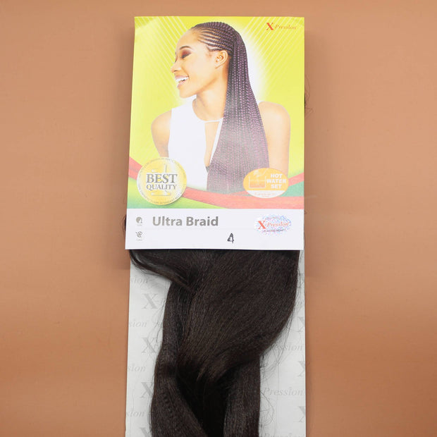 Kunsthaar X-Pression Braiding Hair Farbe Mittelbraun #4