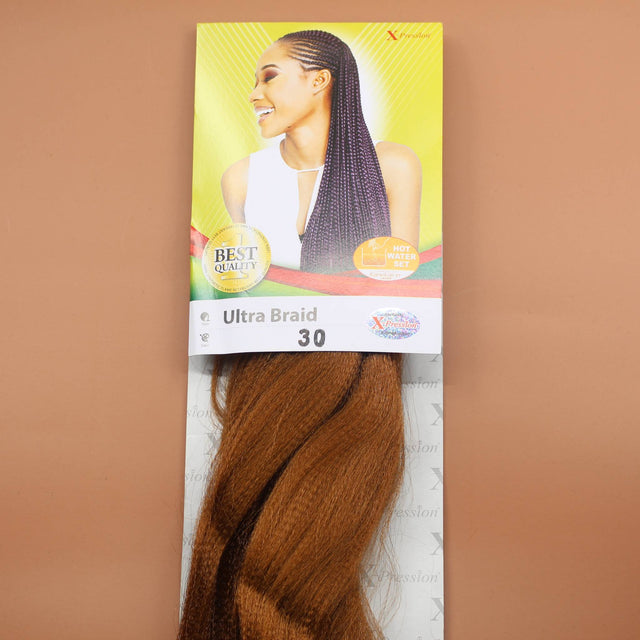Kunsthaar X-Pression Braiding Hair Farbe Rotbraun #30