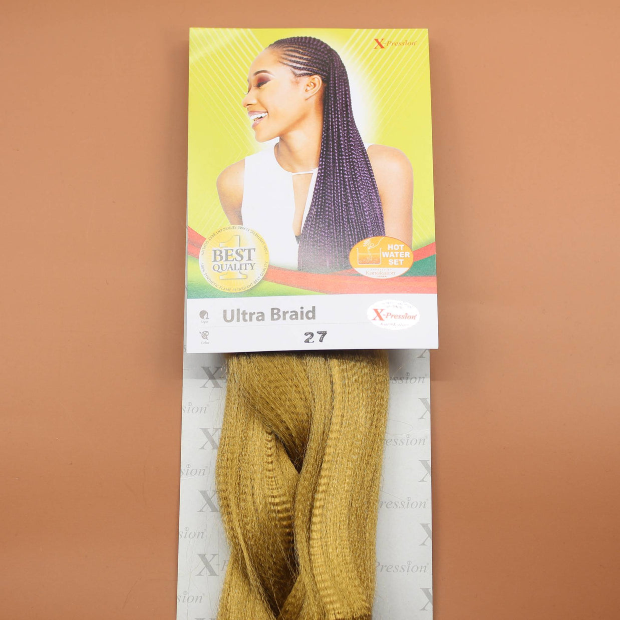 Kunsthaar X-PRESSION Ultra Braid Hair dunkel Goldblond Farbe 27