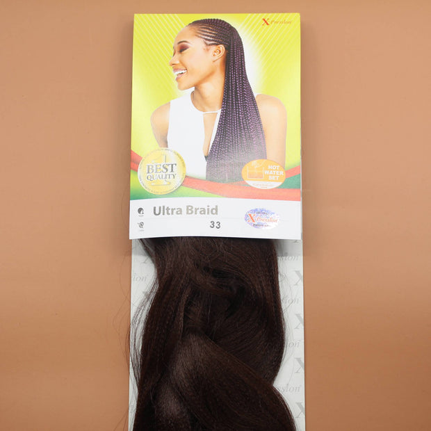 Kunsthaar X-Pression Braiding Hair Farbe Rotbraun #33